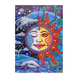 Crystal Rhinestone Diamond Painting Kit - Sun Smiley