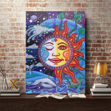 Crystal Rhinestone Diamond Painting Kit - Sun Smiley