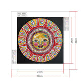 Crystal Rhinestone Diamond Painting Kit | Sun Smiley - Hibah-Diamond painting art studio