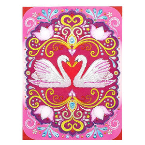 Crystal Rhinestone Diamond Painting Kit | Swans - Hibah-Diamond?painting art studio