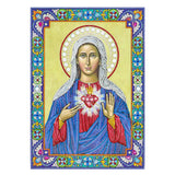 Crystal Rhinestone Diamond Painting Kit | The Virgin of Religious Figures - Hibah-Diamond painting art studio