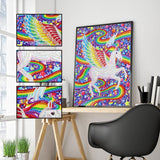 Crystal Rhinestone Diamond Painting Kit | Unicorn - Hibah-Diamond?painting art studio