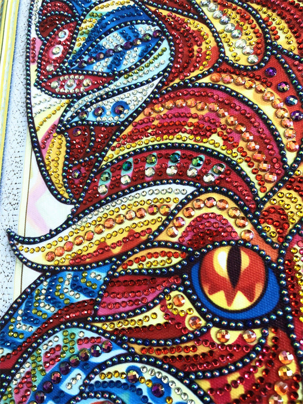 Crystal Rhinestone Diamond Painting Kit - Wolf head (18.5x22.5inch)