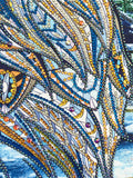 Crystal Rhinestone Diamond Painting Kit - Wolf head (18.5x22.5inch)