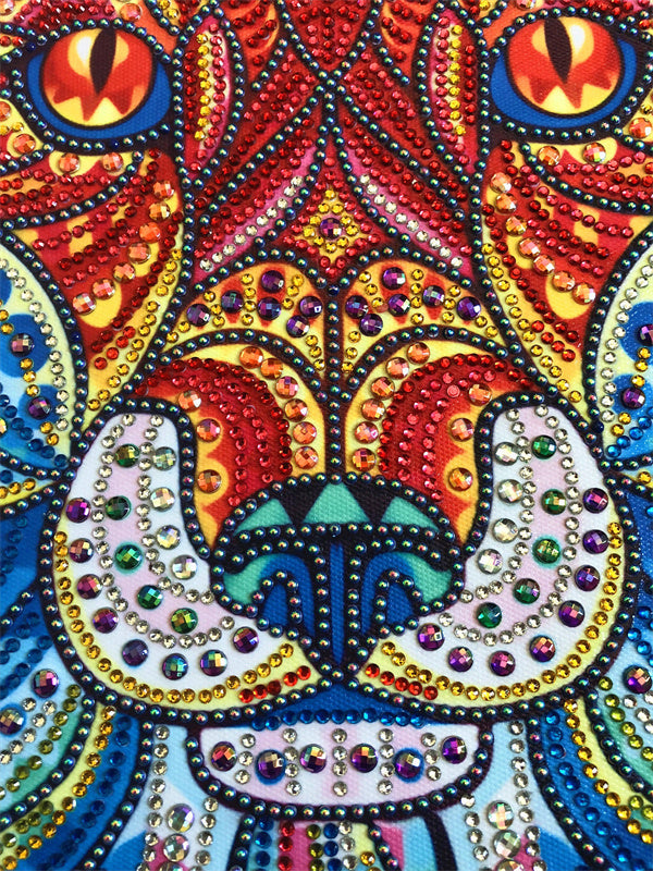 Crystal Rhinestone Diamond Painting Kit - Wolf head (18.5x22.5inch)