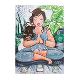 Crystal Rhinestone Diamond Painting Kit - Yoga Woman
