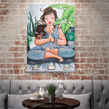 Crystal Rhinestone Diamond Painting Kit - Yoga Woman