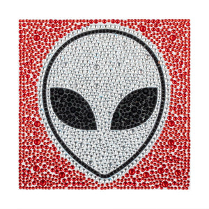 Crystal Rhinestone Full Diamond Painting-alien - Hibah-Diamond?painting art studio