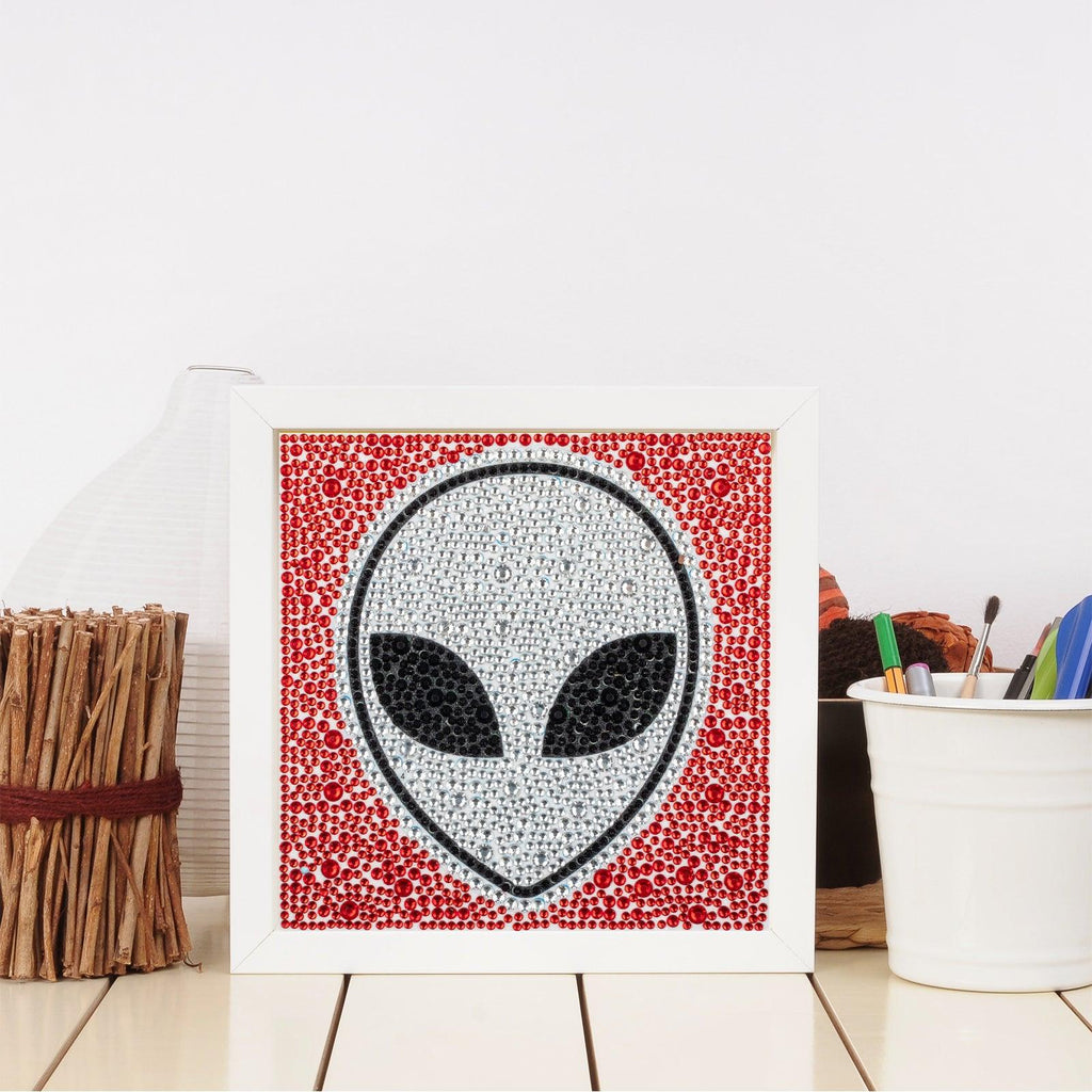 Crystal Rhinestone Full Diamond Painting-alien - Hibah-Diamond?painting art studio