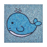 Crystal Rhinestone Full Diamond Painting - Blue whale - Hibah-Diamond?painting art studio