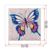 Crystal Rhinestone Full Diamond Painting-Butterfly - Hibah-Diamond?painting art studio