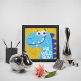 Crystal Rhinestone Full Diamond Painting - Cartoon Blue dinosaur - Hibah-Diamond?painting art studio