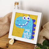 Crystal Rhinestone Full Diamond Painting - Cartoon Blue dinosaur - Hibah-Diamond?painting art studio