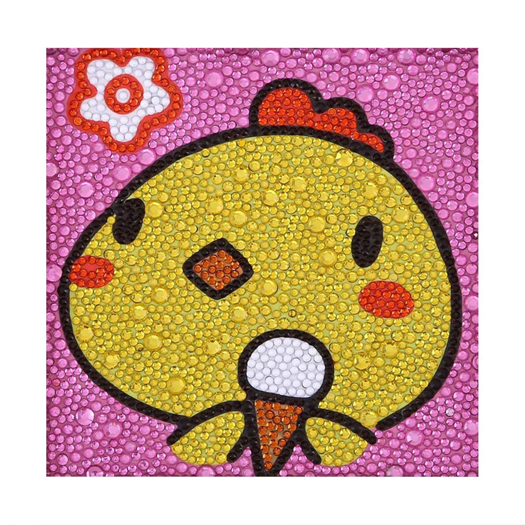 Crystal Rhinestone Full Diamond Painting - Cartoon chicken - Hibah-Diamond?painting art studio