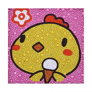 Crystal Rhinestone Full Diamond Painting - Cartoon chicken - Hibah-Diamond?painting art studio