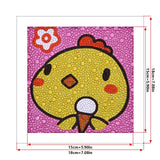 Crystal Rhinestone Full Diamond Painting - Cartoon chicken - Hibah-Diamond?painting art studio