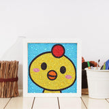 Crystal Rhinestone Full Diamond Painting - Cartoon chicken - Hibah-Diamond?painting art studio