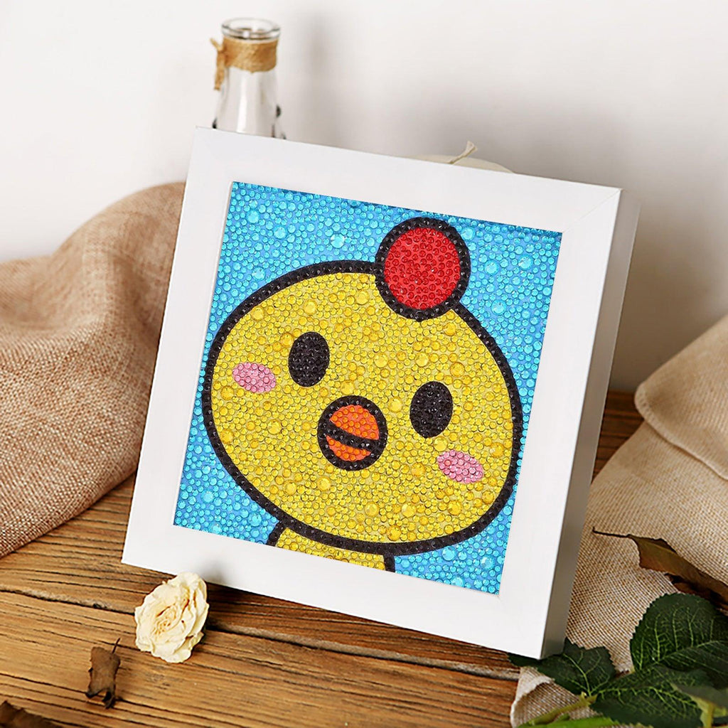Crystal Rhinestone Full Diamond Painting - Cartoon chicken - Hibah-Diamond?painting art studio