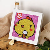 Crystal Rhinestone Full Diamond Painting - Cartoon chicken - Hibah-Diamond?painting art studio
