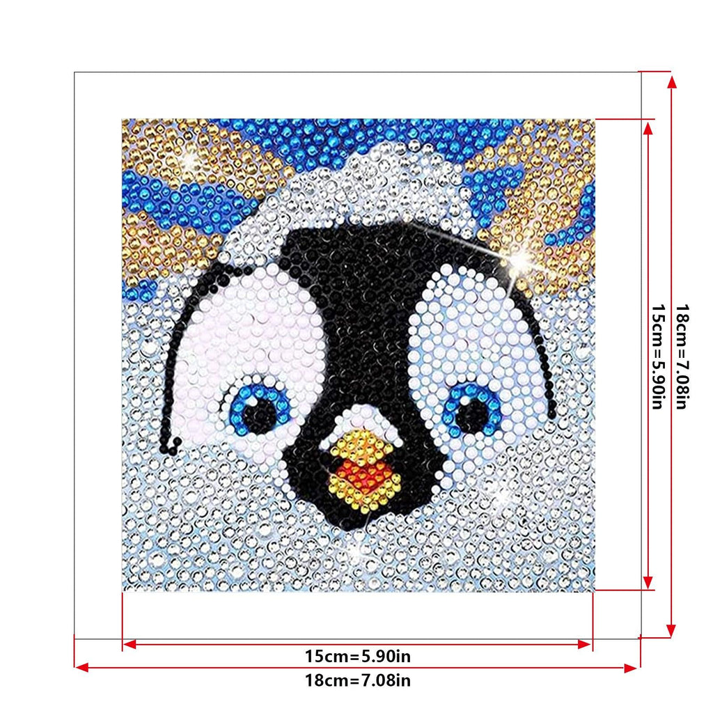 Crystal Rhinestone Full Diamond Painting - Cartoon cute penguin - Hibah-Diamond?painting art studio