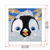 Crystal Rhinestone Full Diamond Painting - Cartoon cute penguin - Hibah-Diamond?painting art studio