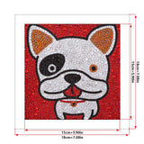 Crystal Rhinestone Full Diamond Painting - Cartoon dog - Hibah-Diamond?painting art studio
