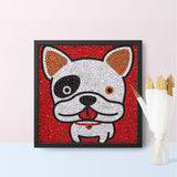 Crystal Rhinestone Full Diamond Painting - Cartoon dog - Hibah-Diamond?painting art studio