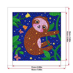 Crystal Rhinestone Full Diamond Painting - Cartoon Koala - Hibah-Diamond?painting art studio