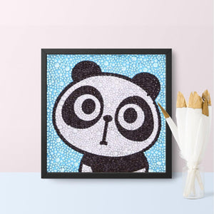 Crystal Rhinestone Full Diamond Painting - Cartoon panda - Hibah-Diamond?painting art studio