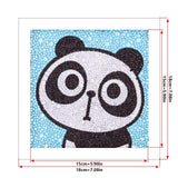 Crystal Rhinestone Full Diamond Painting - Cartoon panda - Hibah-Diamond?painting art studio