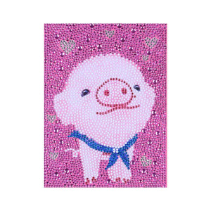 Crystal Rhinestone Full Diamond Painting - Cartoon pig - Hibah-Diamond?painting art studio