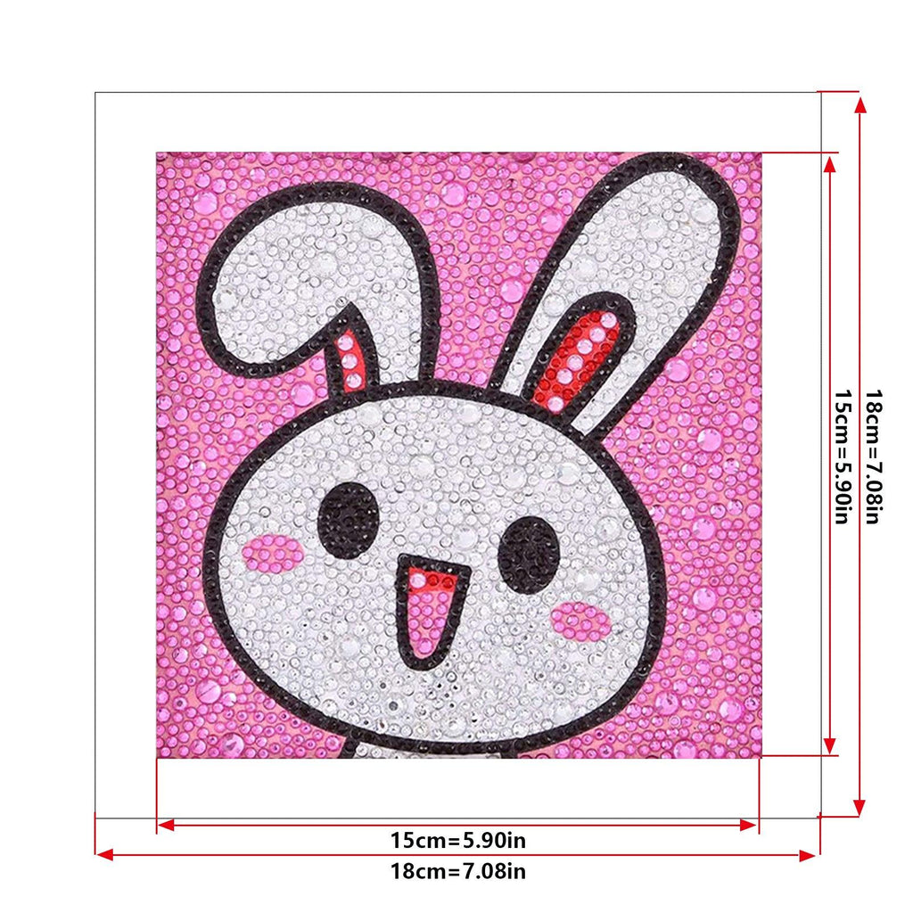 Crystal Rhinestone Full Diamond Painting - Cartoon rabbit - Hibah-Diamond?painting art studio