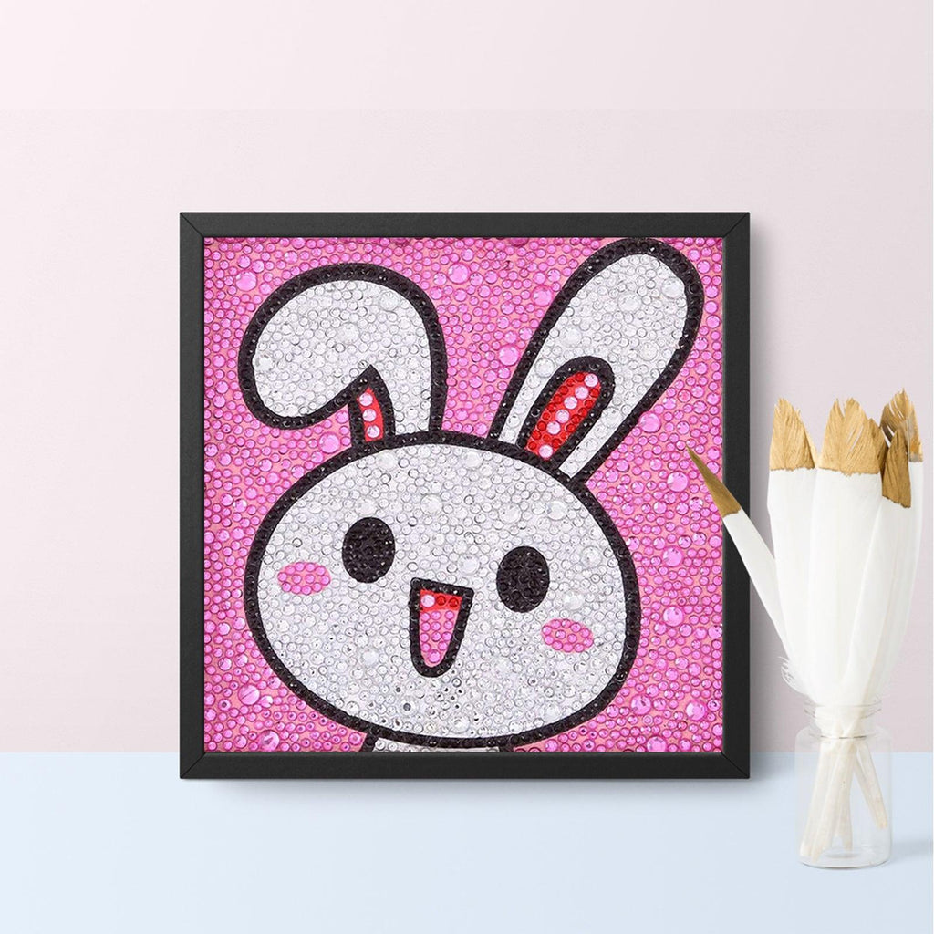 Crystal Rhinestone Full Diamond Painting - Cartoon rabbit - Hibah-Diamond?painting art studio