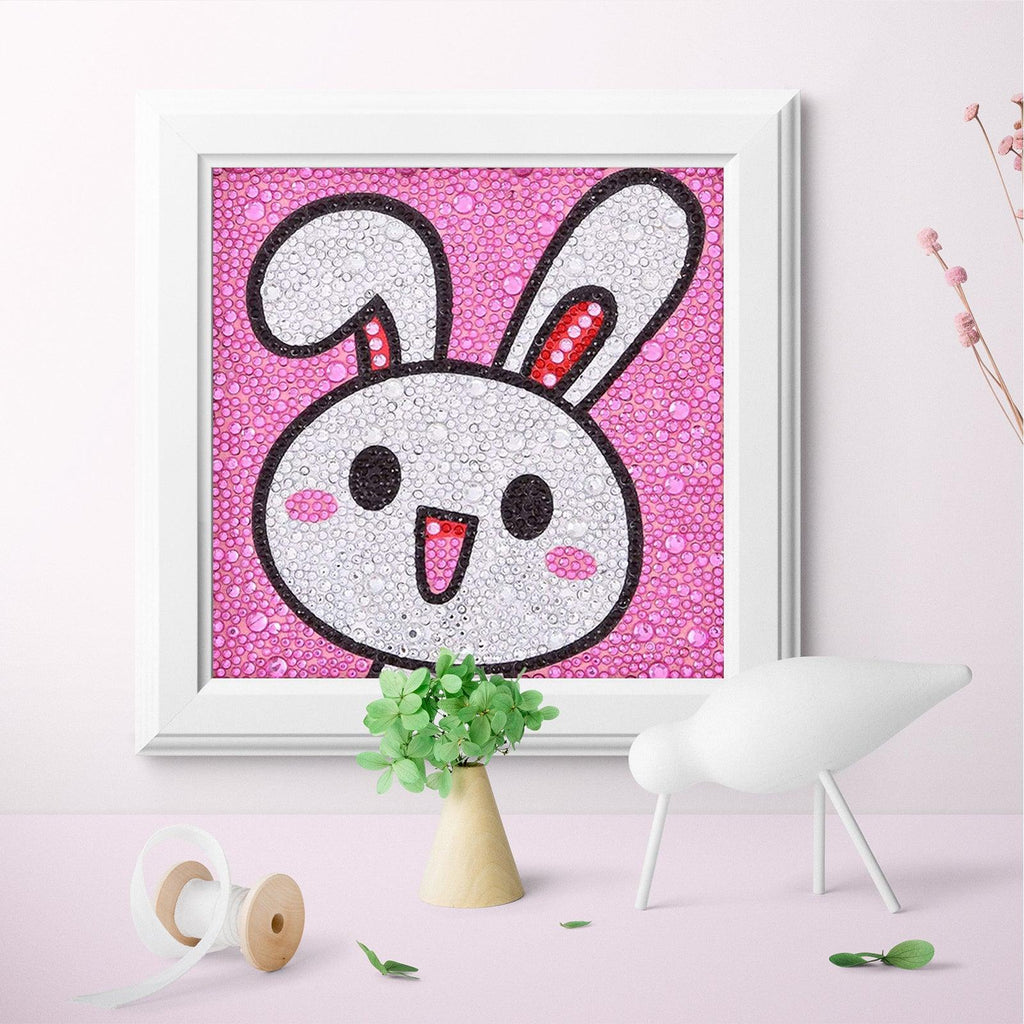 Crystal Rhinestone Full Diamond Painting - Cartoon rabbit - Hibah-Diamond?painting art studio