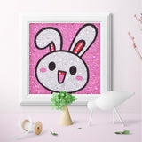 Crystal Rhinestone Full Diamond Painting - Cartoon rabbit - Hibah-Diamond?painting art studio