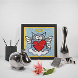 Crystal Rhinestone Full Diamond Painting- Cat Angel - Hibah-Diamond?painting art studio