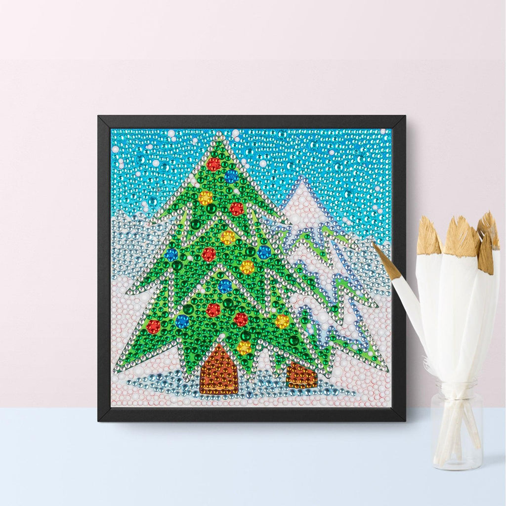 Crystal Rhinestone Full Diamond Painting-Christmas tree - Hibah-Diamond?painting art studio