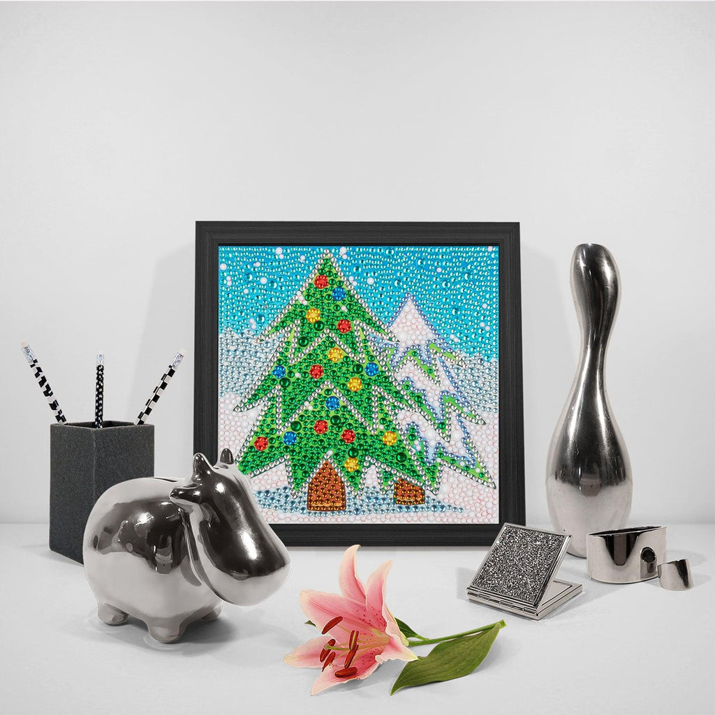 Crystal Rhinestone Full Diamond Painting-Christmas tree - Hibah-Diamond?painting art studio