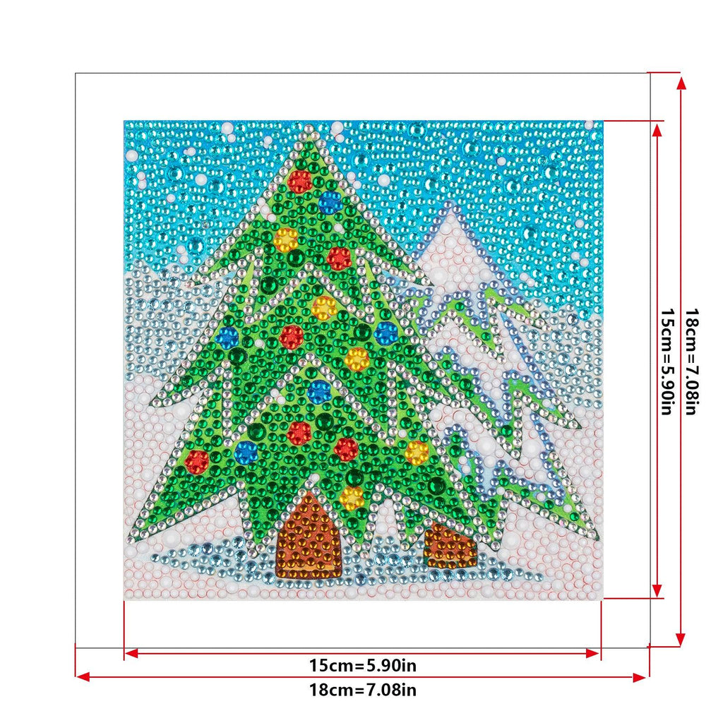 Crystal Rhinestone Full Diamond Painting-Christmas tree - Hibah-Diamond?painting art studio