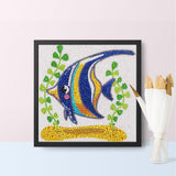 Crystal Rhinestone Full Diamond Painting-Clownfish - Hibah-Diamond?painting art studio