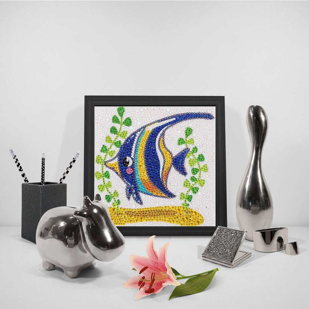 Crystal Rhinestone Full Diamond Painting-Clownfish - Hibah-Diamond?painting art studio