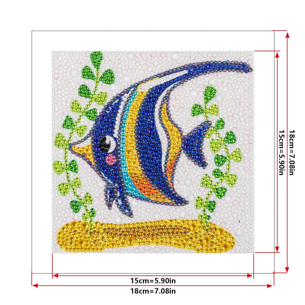 Crystal Rhinestone Full Diamond Painting-Clownfish - Hibah-Diamond?painting art studio