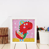 Crystal Rhinestone Full Diamond Painting - Cute dinosaur - Hibah-Diamond?painting art studio