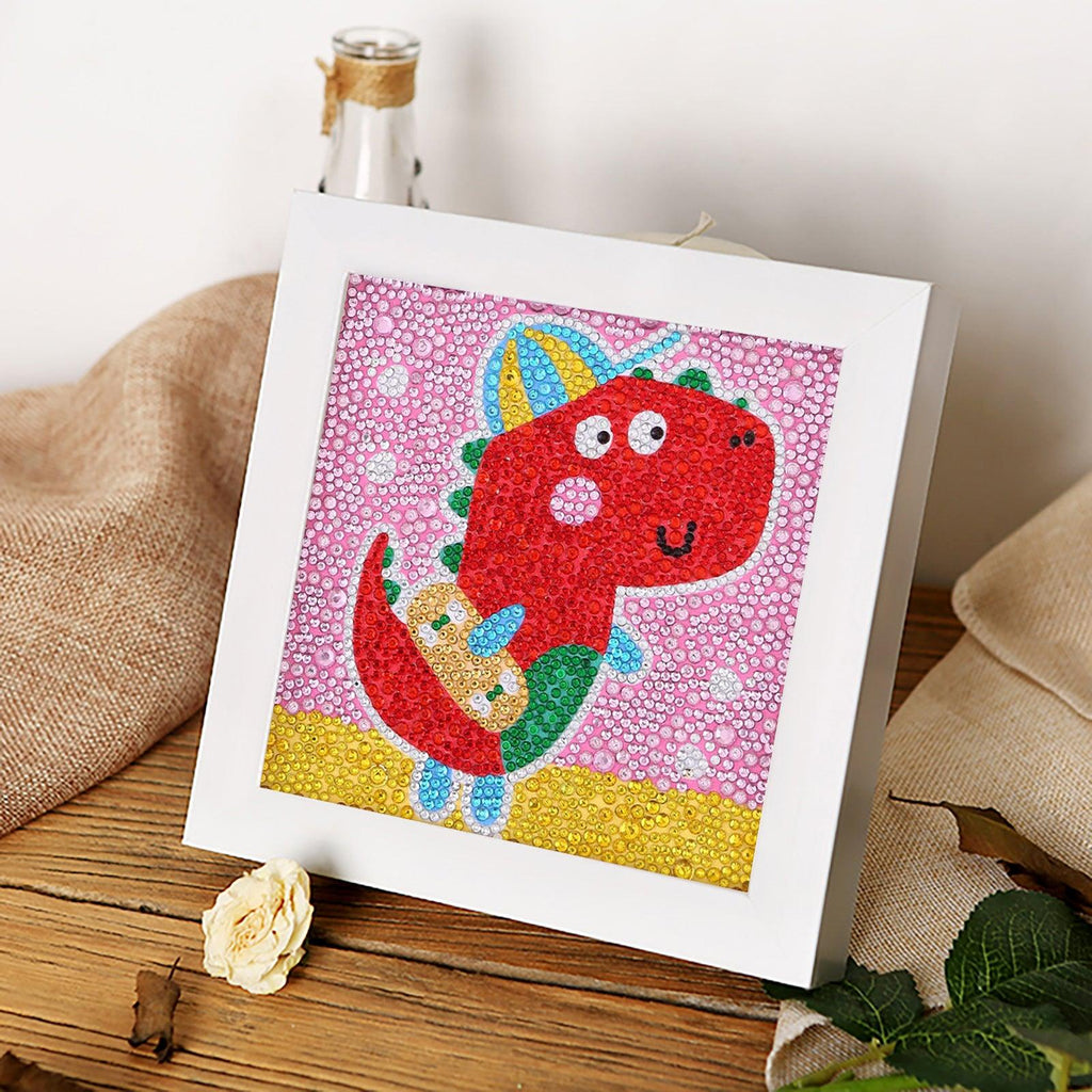 Crystal Rhinestone Full Diamond Painting - Cute dinosaur - Hibah-Diamond?painting art studio