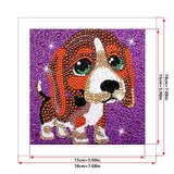 Crystal Rhinestone Full Diamond Painting - Cute dog - Hibah-Diamond?painting art studio