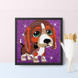 Crystal Rhinestone Full Diamond Painting - Cute dog - Hibah-Diamond?painting art studio