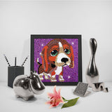 Crystal Rhinestone Full Diamond Painting - Cute dog - Hibah-Diamond?painting art studio