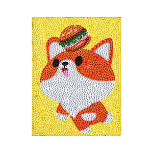Crystal Rhinestone Full Diamond Painting - Cute fox - Hibah-Diamond?painting art studio