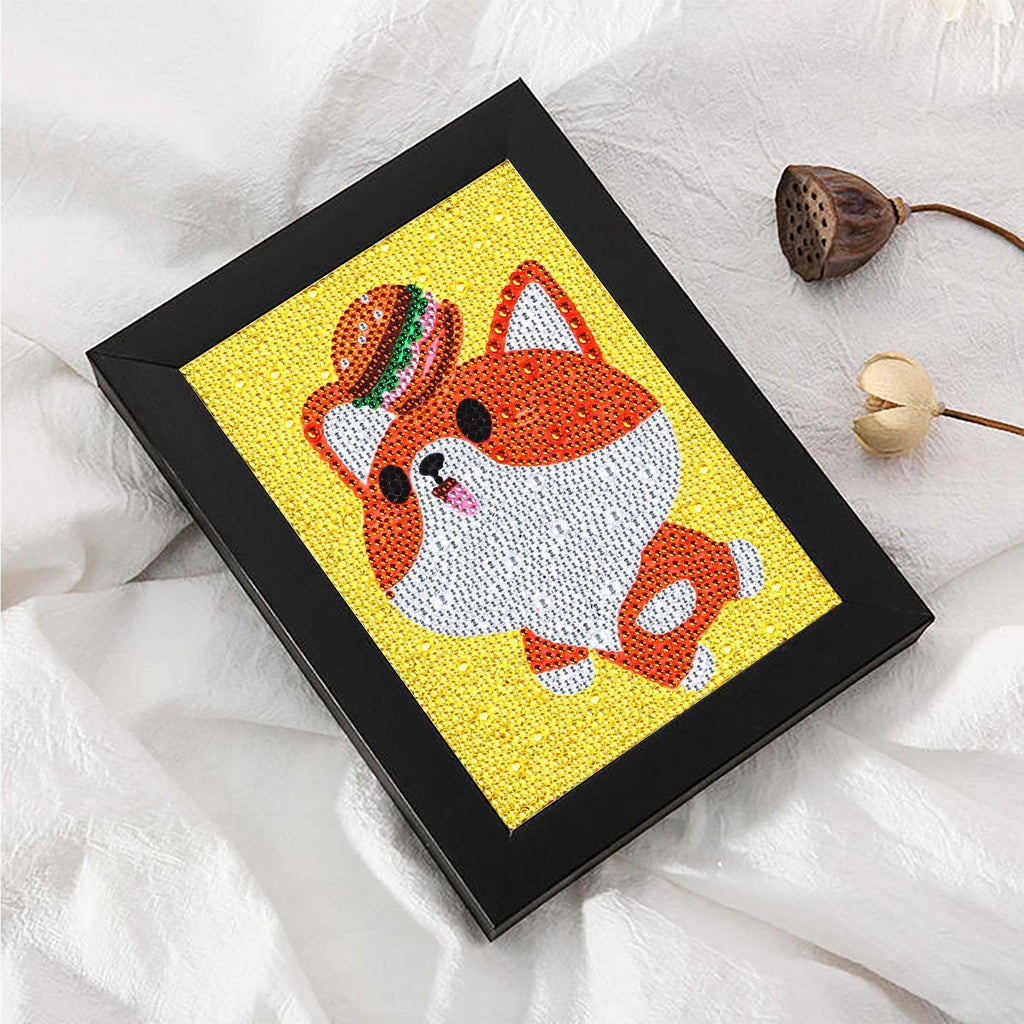 Crystal Rhinestone Full Diamond Painting - Cute fox - Hibah-Diamond?painting art studio