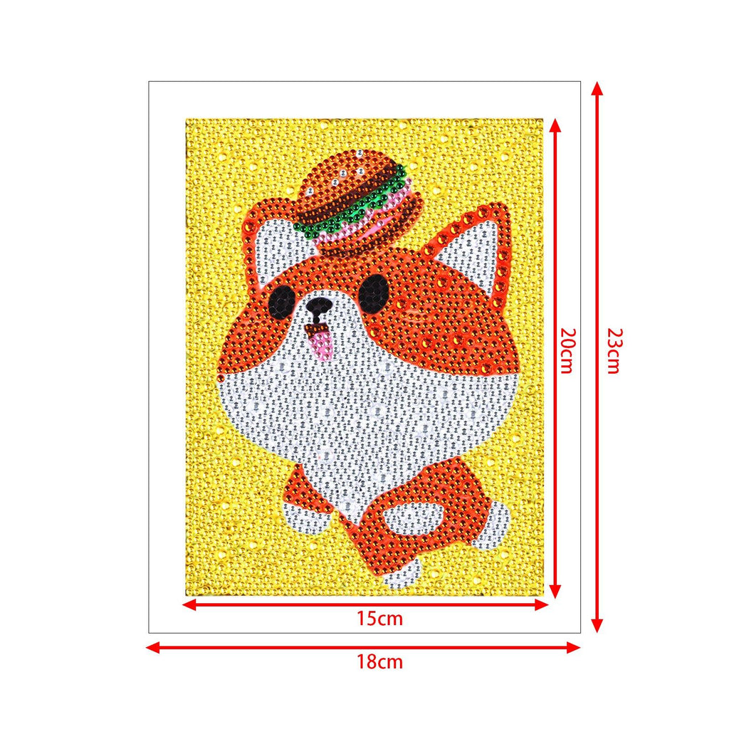 Crystal Rhinestone Full Diamond Painting - Cute fox - Hibah-Diamond?painting art studio